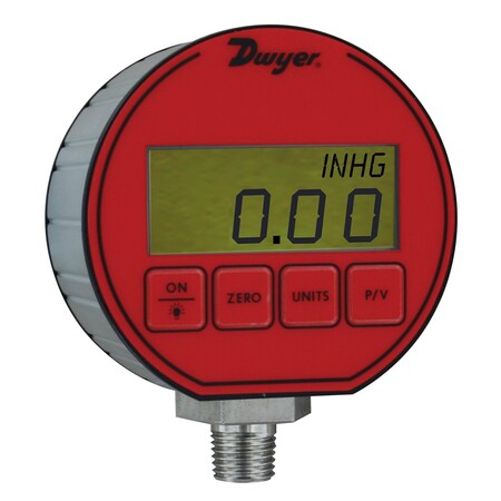Wika Instrument Corporation GEC™ 4" Pressure Gauge, 100 PSI/KPA, 1/4" NPT LM, Plastic 52925756